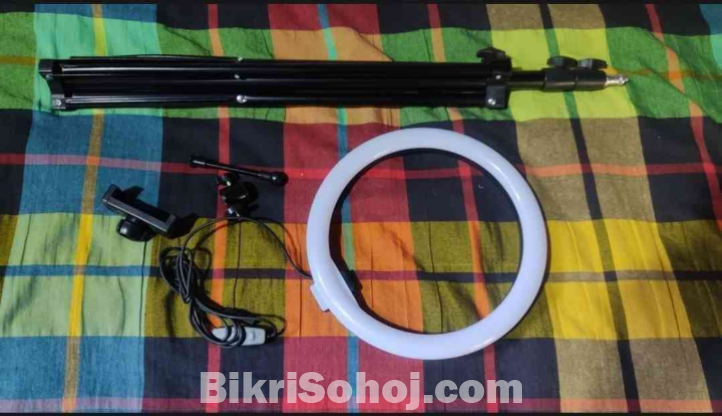 ১০ ইঞ্চি রিং লাইট ট্রাইপড  ring light